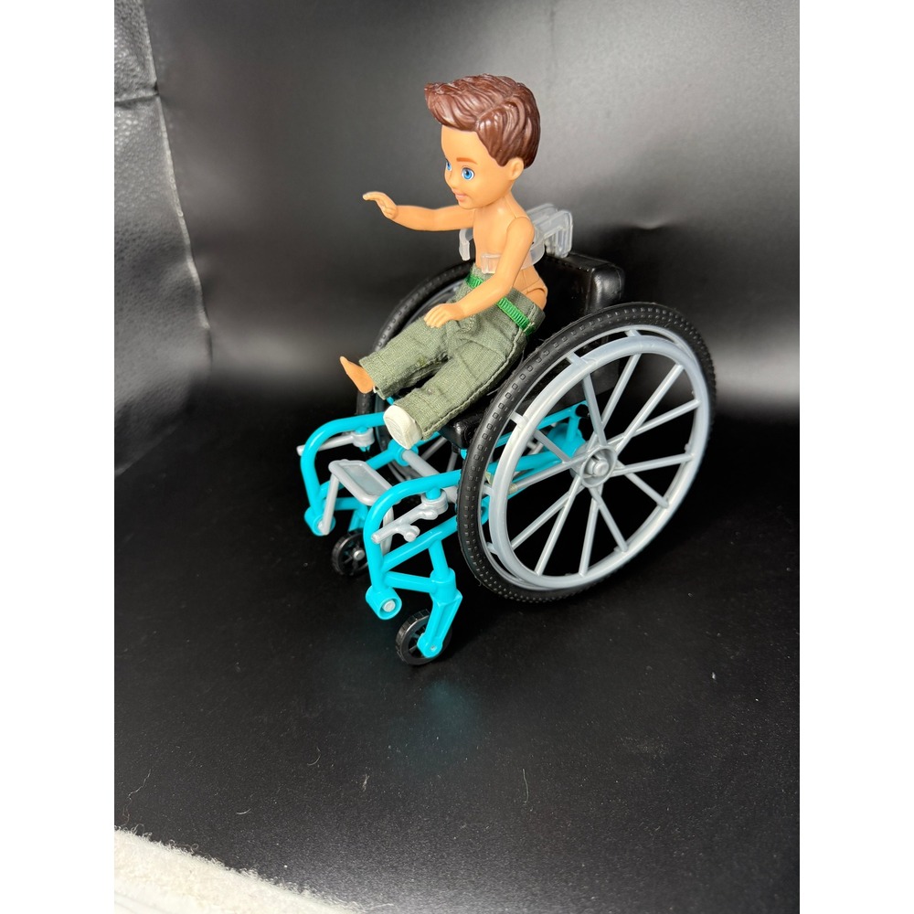 Barbie Doll Boy Wheelchair Accessible Fashion Play Kids Toy
